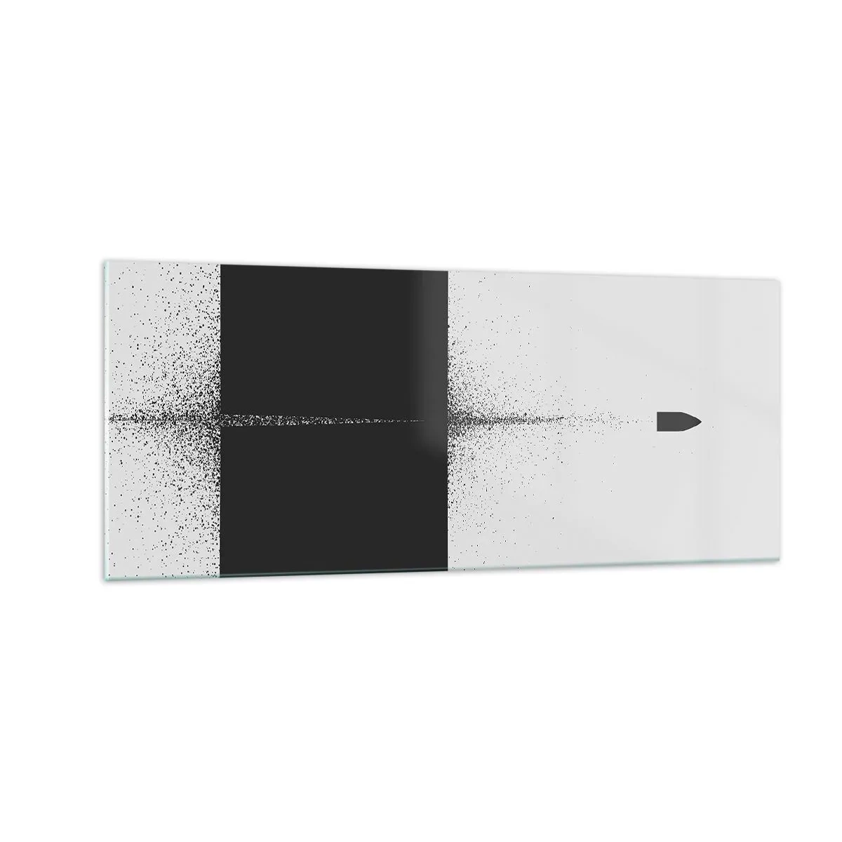 Quadro su vetro - Dritto allo scopo - 100x40 cm