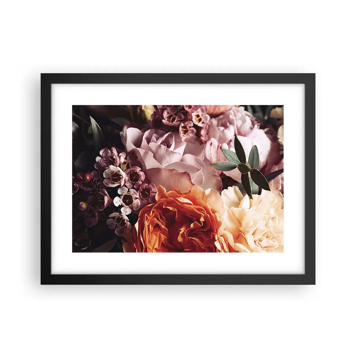 Poster in cornice nera - Avvolti dalla bellezza - 40x30 cm