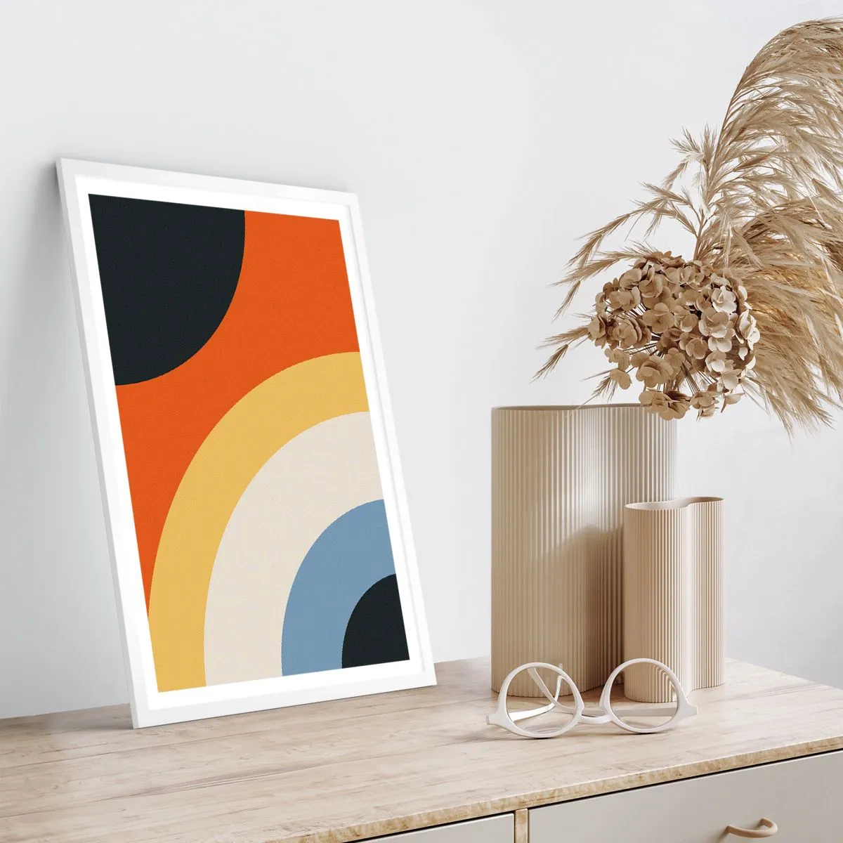 Poster in cornice bianca - Verso di se - 30x40 cm