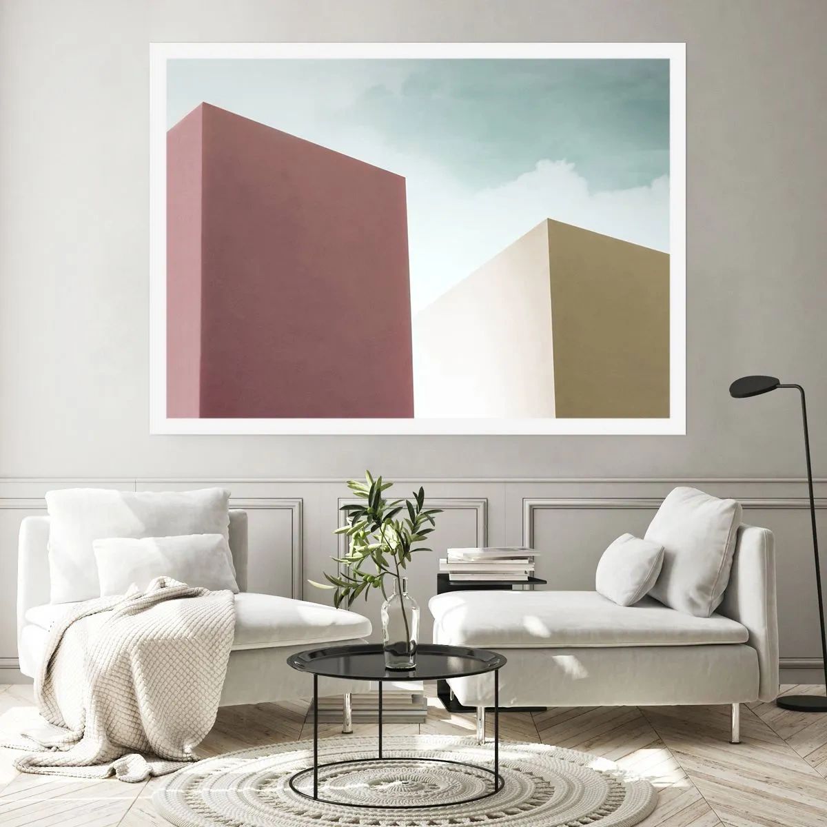 Poster - Geometria di un'estate assolata - 91x61 cm