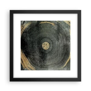 Poster in cornice nera - Cambiamento e persistenza - 30x30 cm