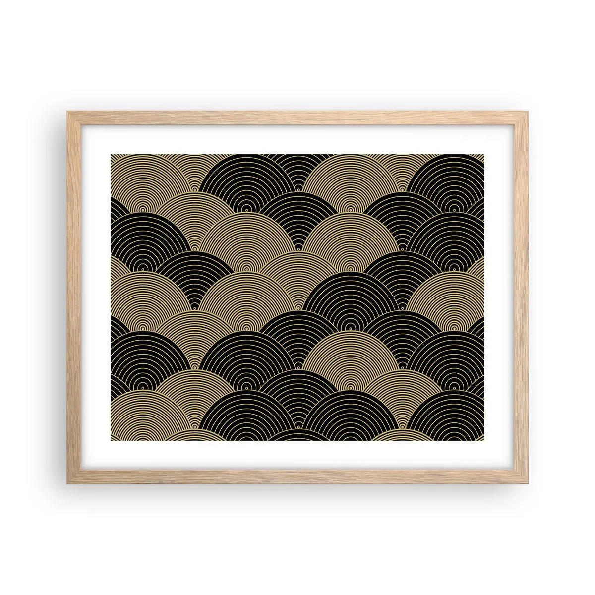 Poster in cornice rovere chiaro - Unità nella molteplicità - 50x40 cm