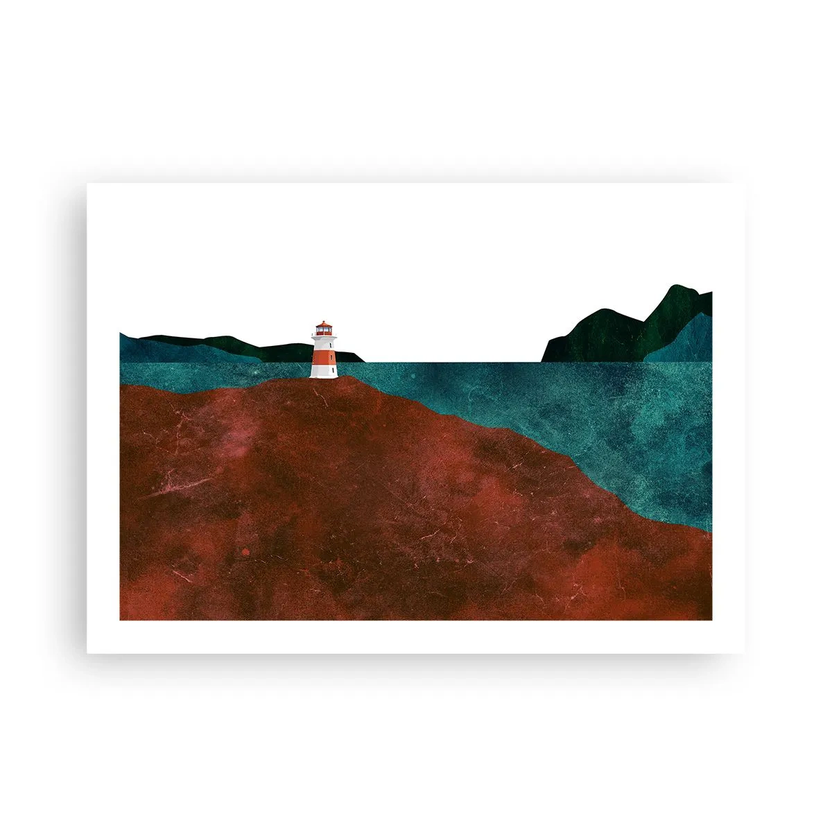 Poster - Contemplando il mare - 70x50 cm