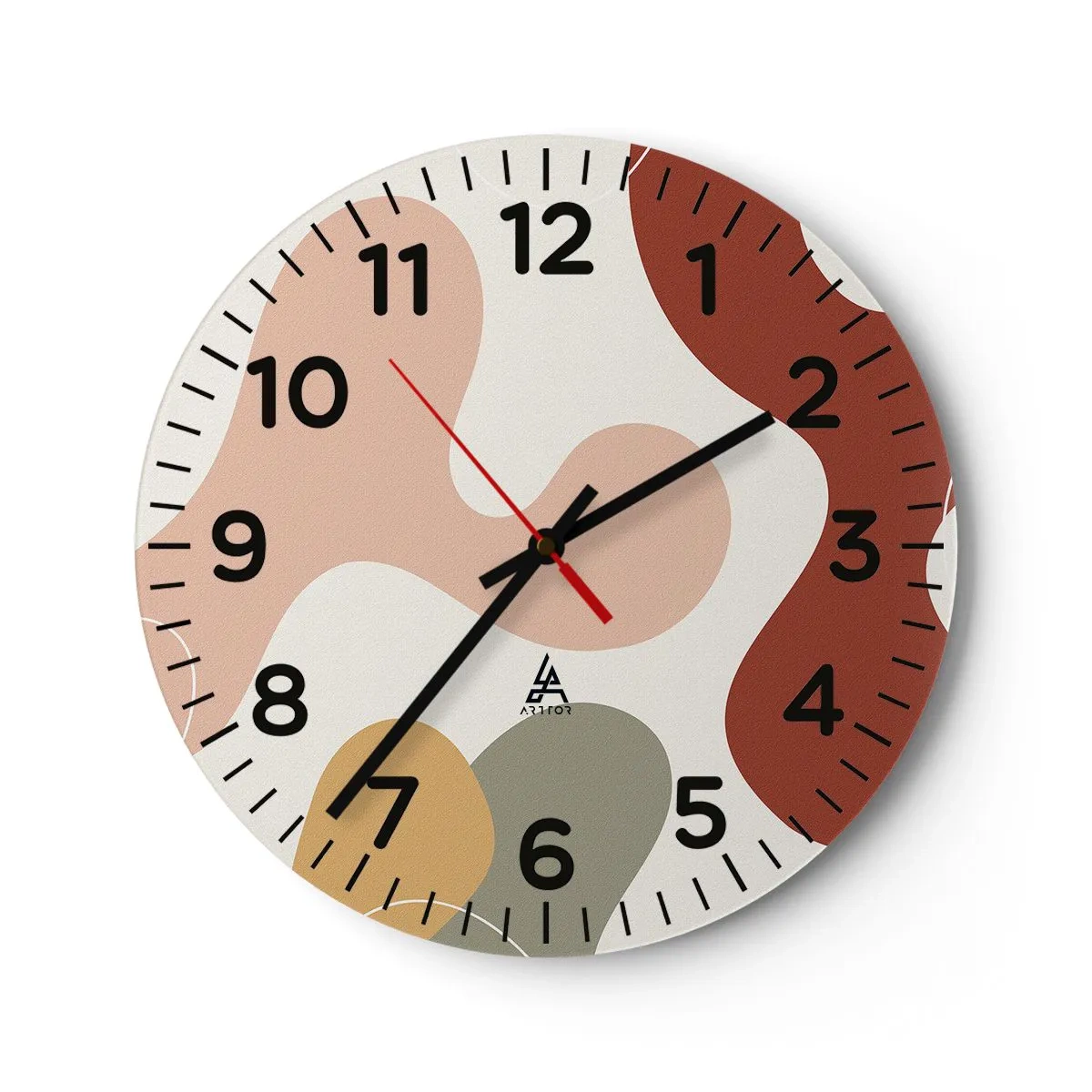 Orologio da parete - Orologio in Vetro - Ghirigori - 30x30 cm