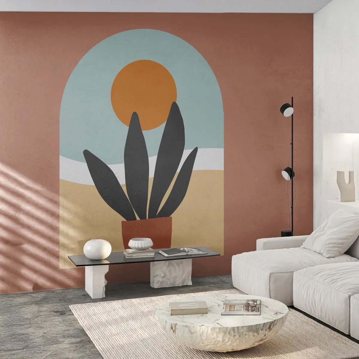 Fotomurali Premium Sand - Piccole gioie - Fiore, Finestra, Pezzo - 100x70 cm