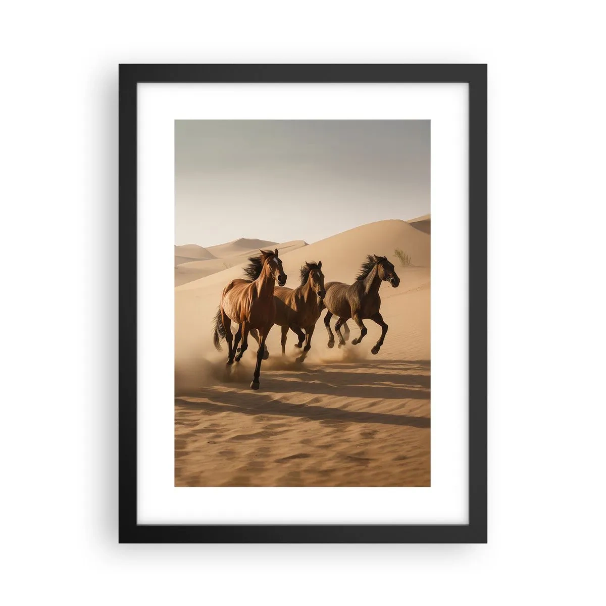 Poster in cornice nera - Liberi come il vento - 30x40 cm