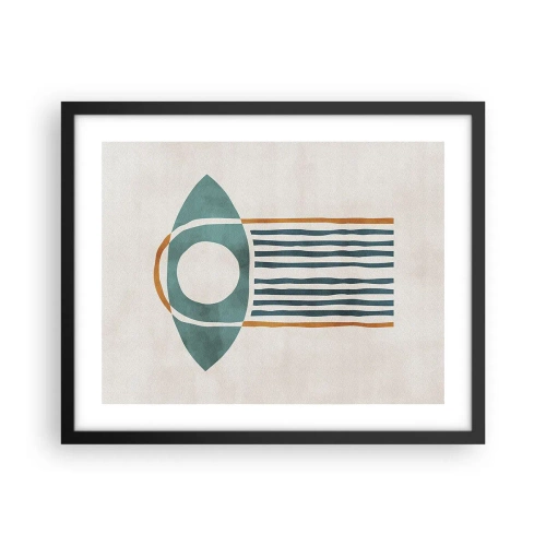 Poster in cornice nera - Segni e rituali - 50x40 cm