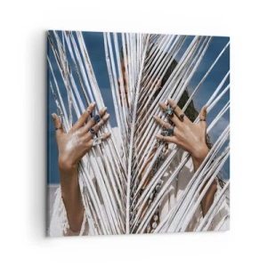 Quadro su tela - Stampe su Tela - La ragazza dello sciamano? - 50x50 cm