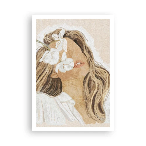 Poster - In estasi tra i fiori - 70x100 cm