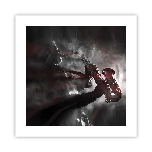 Poster - Nei fumi del jazz - 40x40 cm
