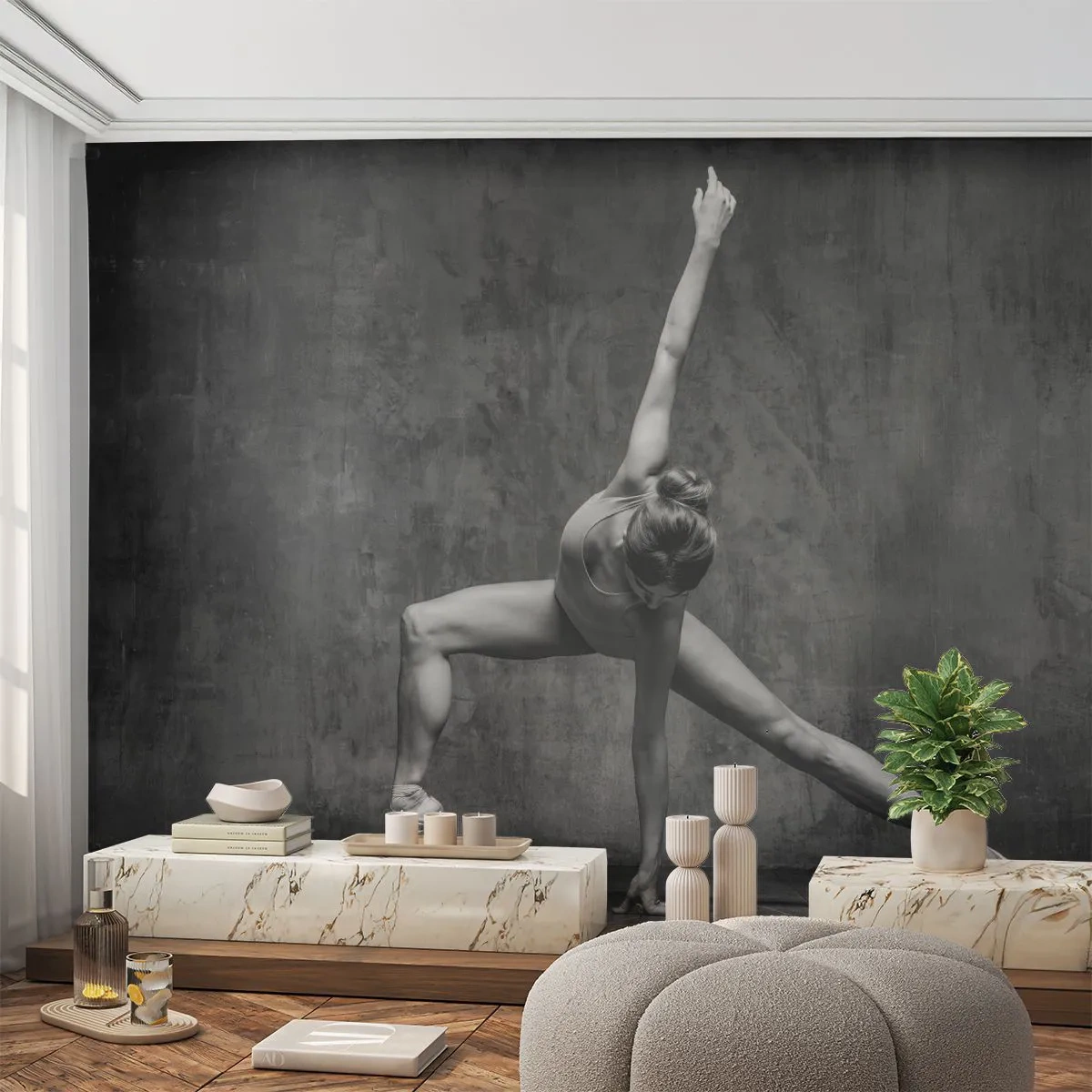 Fotomurali Premium Sand - Ideale di equilibrio - Ginnastica, Balletto, Danza - 200x140 cm