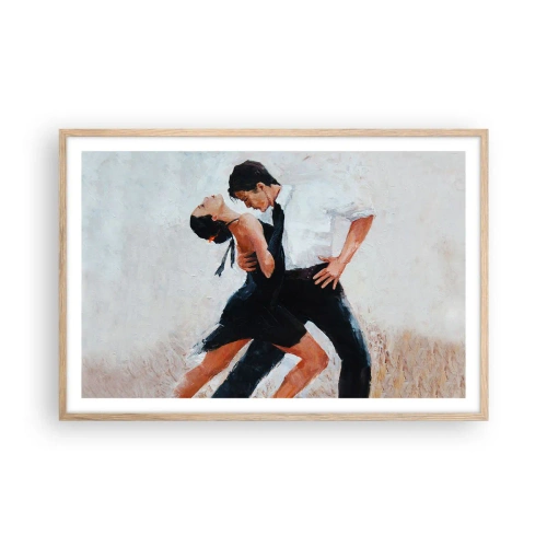 Poster in cornice rovere chiaro - Il tango dei miei sogni - 91x61 cm