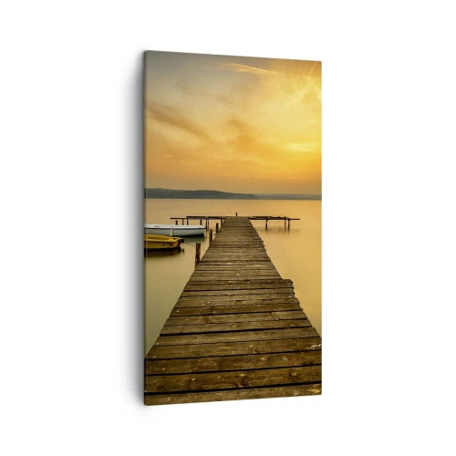 Quadro su tela - Stampe su Tela - Ti apro il cielo dorato - 45x80 cm