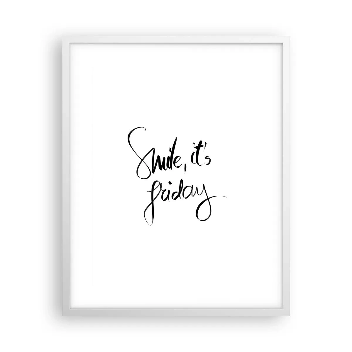 Poster in cornice bianca - Vera gioia - 40x50 cm