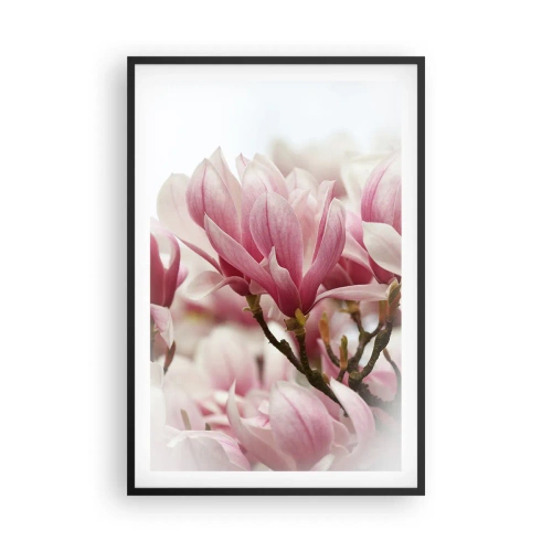 Poster in cornice nera - Fiori di primavera - 61x91 cm