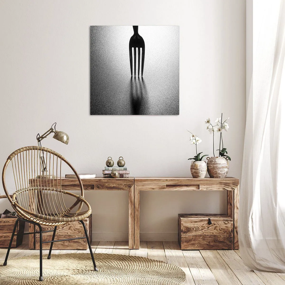 Quadro su tela - Stampe su Tela - Luce e ombra - 30x30 cm