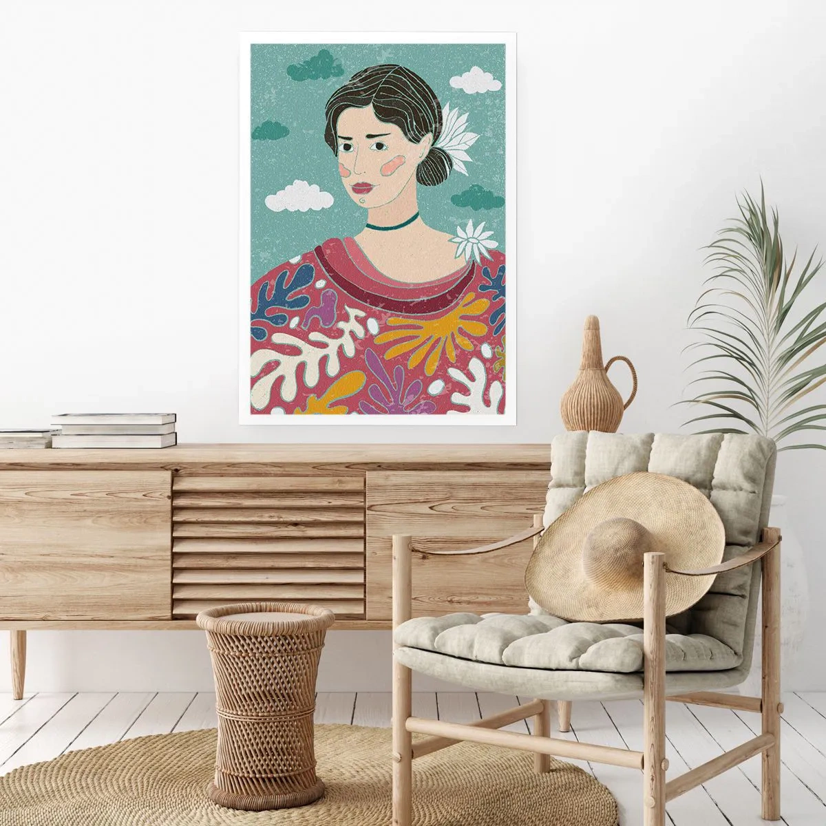 Poster - Con la malinconia nello sguardo - 70x100 cm