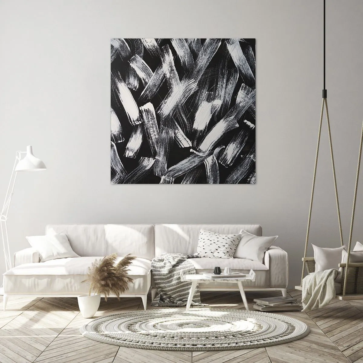 Quadro su tela - Stampe su Tela - Astrazione in spirito industriale - 40x40 cm