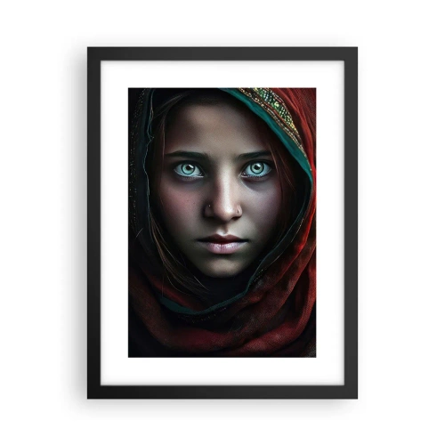 Poster in cornice nera - Principessa d'oriente - 30x40 cm