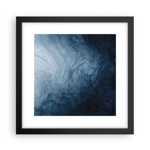 Poster in cornice nera - Arrivando in profondità - 30x30 cm
