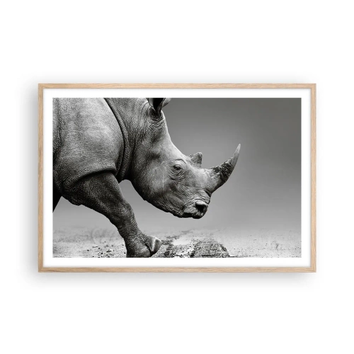 Poster in cornice rovere chiaro - Forza irrefrenabile - 91x61 cm