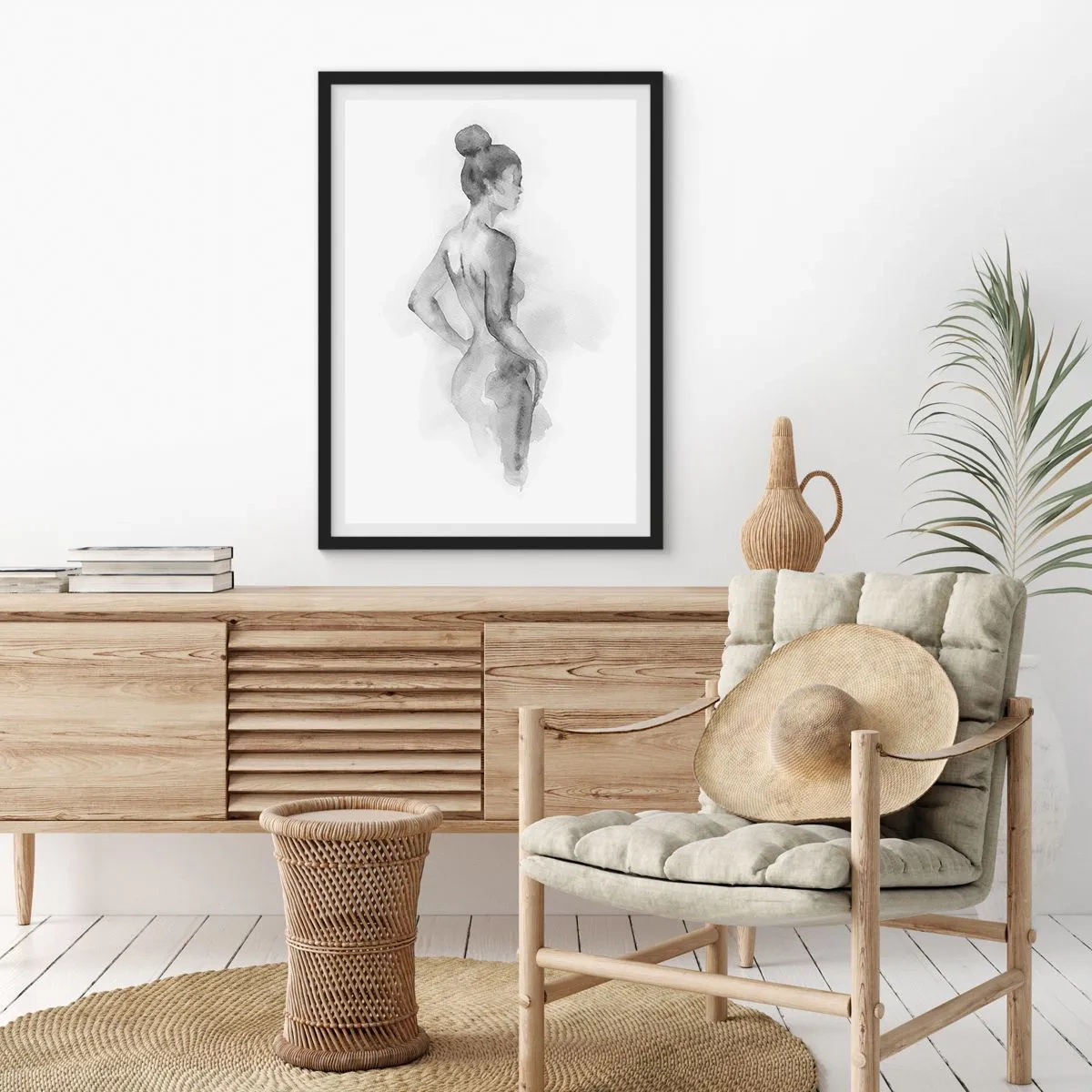 Poster in cornice nera - Bella come un quadro - 61x91 cm