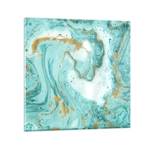 Quadro su vetro - La grande onda del periodo Edo - 70x70 cm