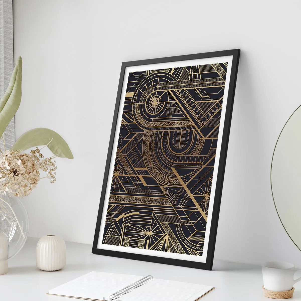 Poster in cornice nera - Concetti, idee, progetti - 40x50 cm