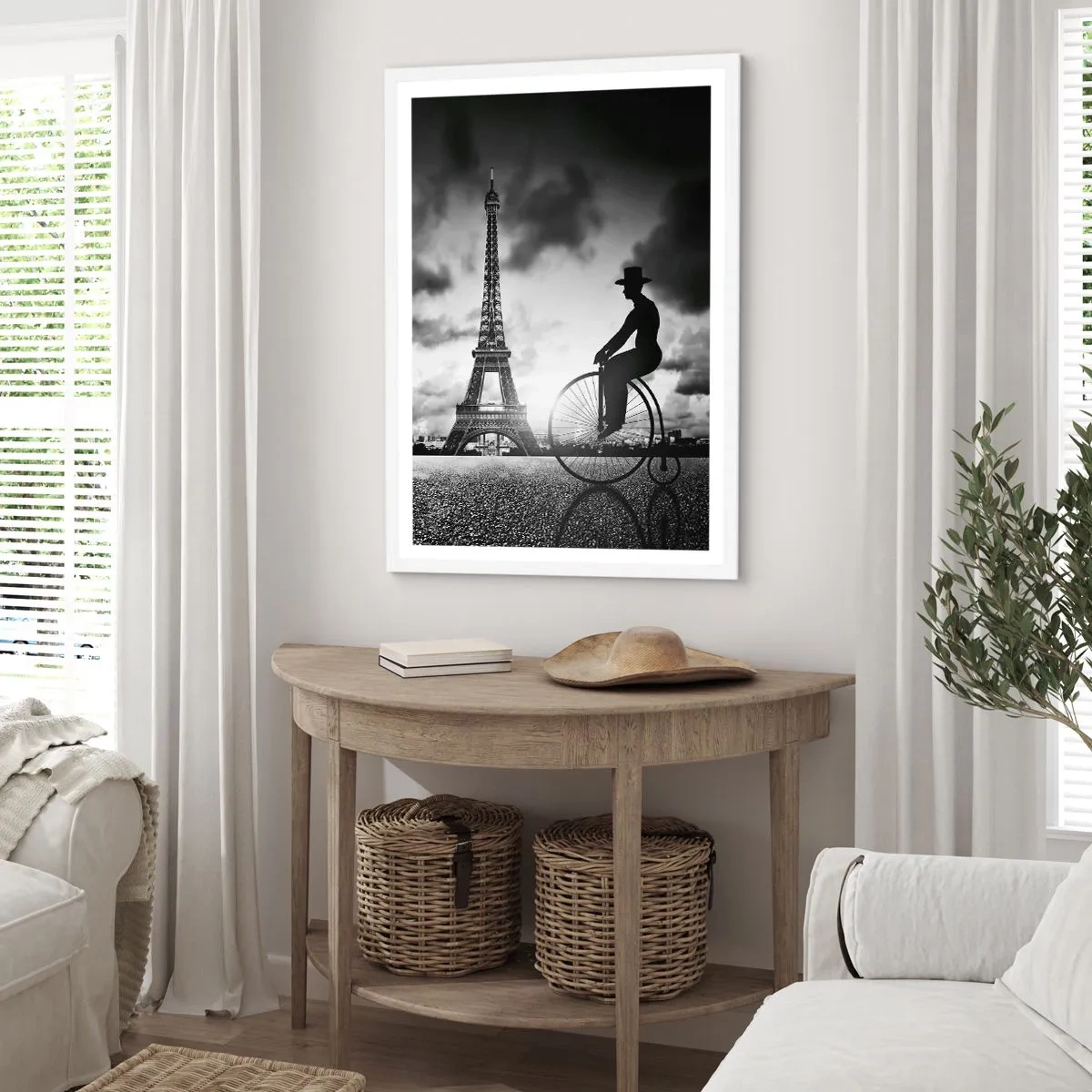 Poster in cornice bianca - Nostalgia della Belle Epoque - 70x100 cm