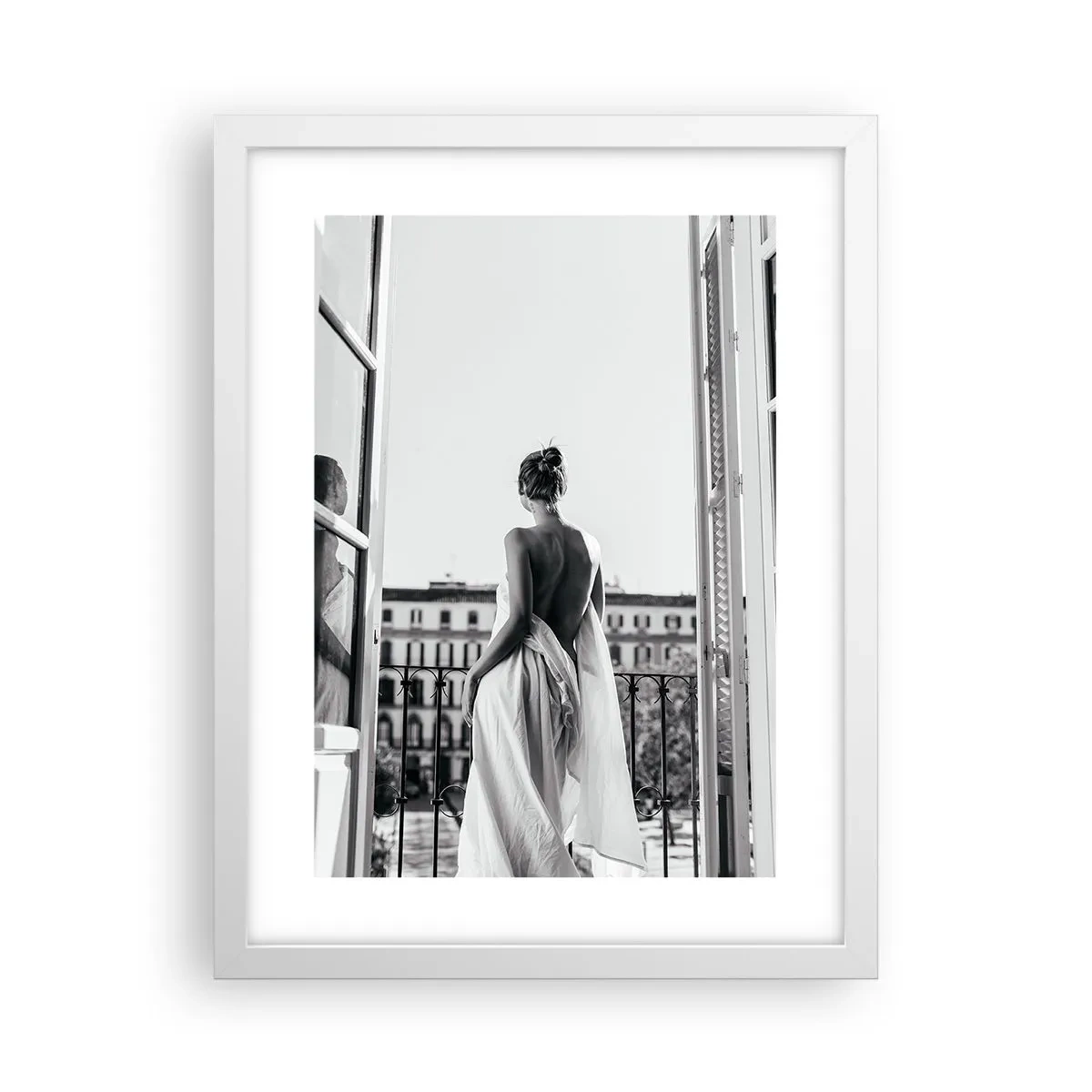 Poster in cornice bianca - Il risveglio dei sensi - 30x40 cm