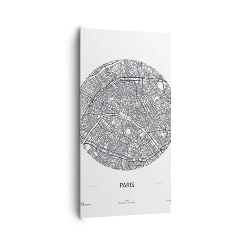 Quadro su tela - Stampe su Tela - Anatomia di Parigi - 65x120 cm