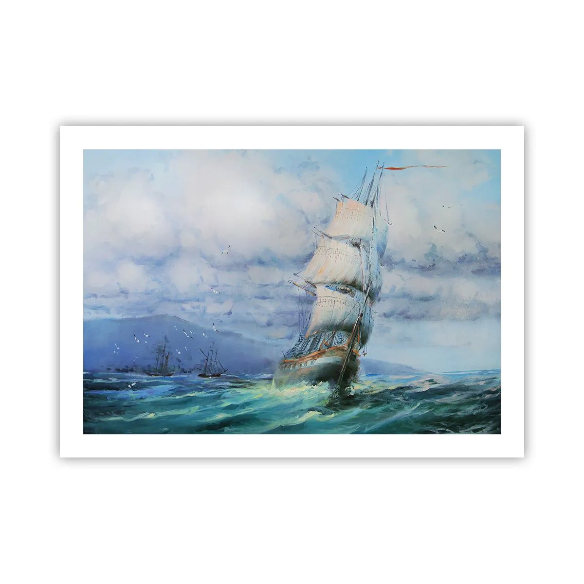 Poster - Con il vento in favore - 70x50 cm