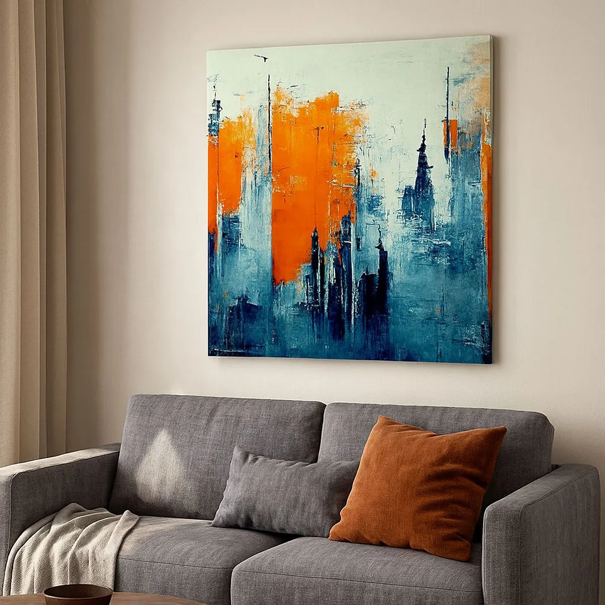 Quadro su tela - Stampe su Tela - Paesaggio moderno - 30x30 cm