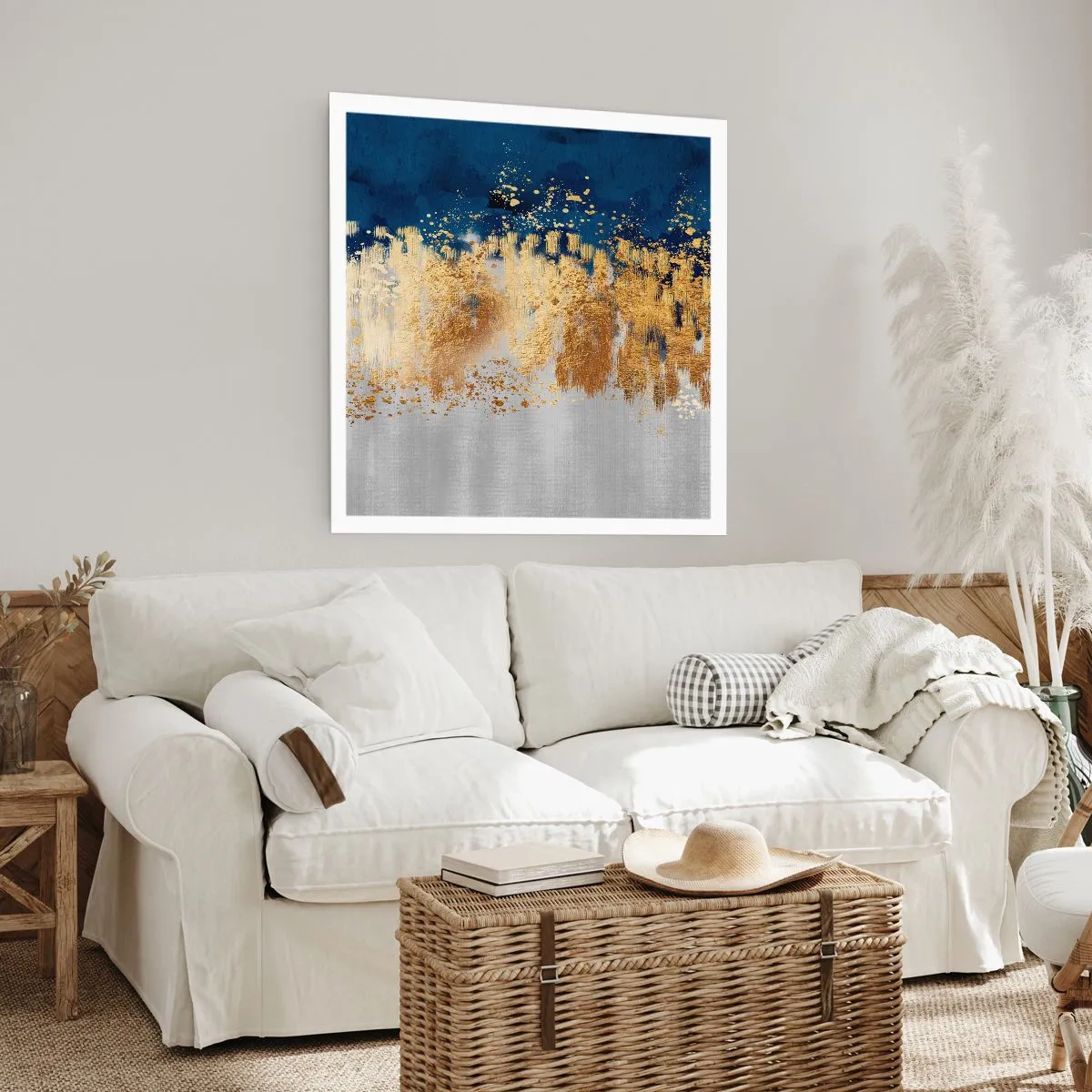 Poster - Composizione moderna con bagliore - 60x60 cm