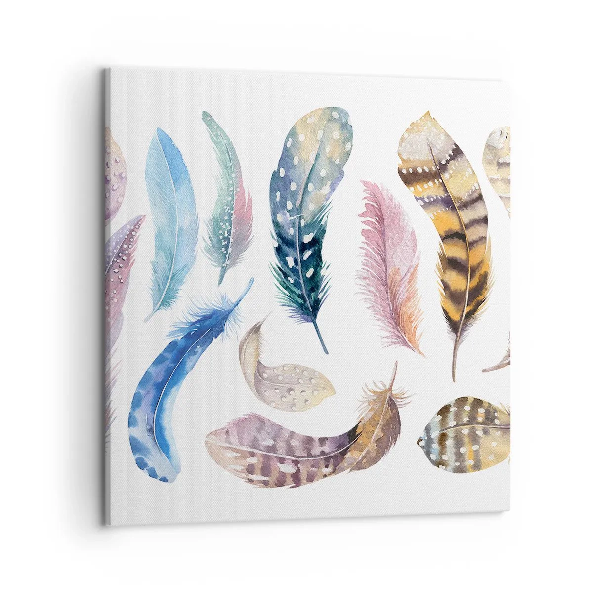 Quadro su tela - Stampe su Tela - Leggere, variopinte e multicolori - 50x50 cm