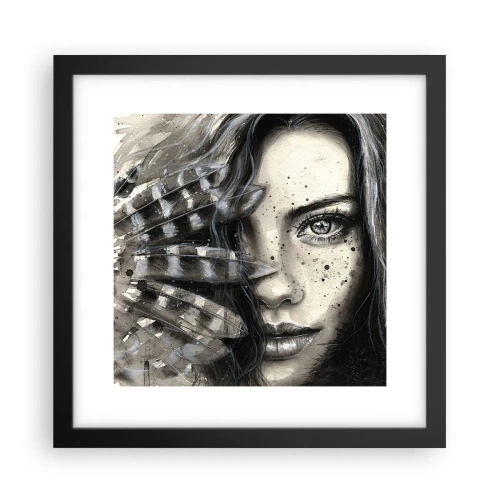 Poster in cornice nera - Bellezza selvaggia - 30x30 cm