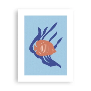 Poster - L'abitante dei mari corallini - 30x40 cm