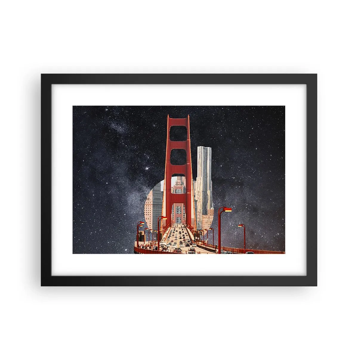 Poster in cornice nera - Sempre al centro - 40x30 cm