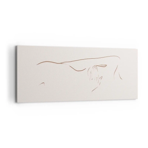 Quadro su tela - Stampe su Tela - La forma del desiderio - 100x40 cm
