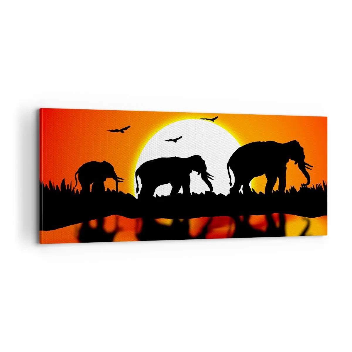 Quadro su tela - Stampe su Tela - Un piccolo drink la sera - 100x40 cm