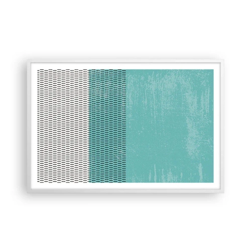 Poster in cornice bianca - Composizione equilibrata - 91x61 cm