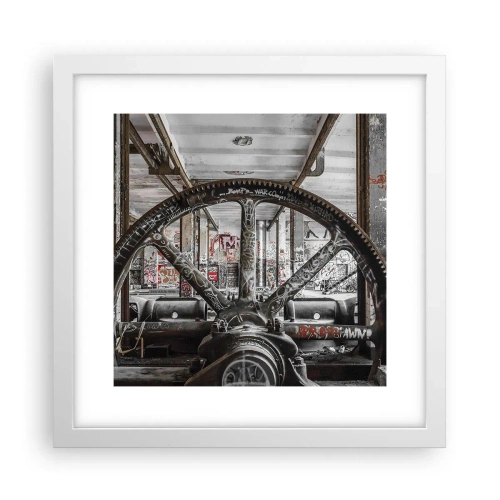 Poster in cornice bianca - La vita segreta della fabbrica - 30x30 cm