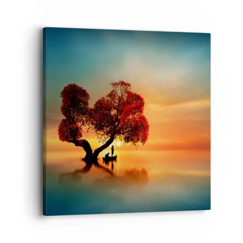 Quadro su tela - Stampe su Tela - Gli esiliati e il silenzio fuori dal mondo - 30x30 cm