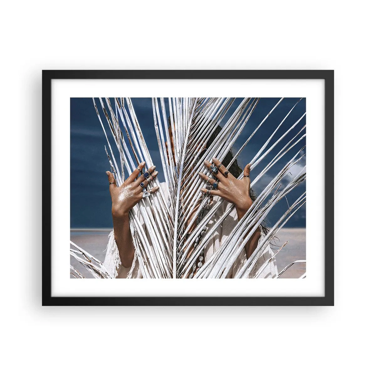 Poster in cornice nera - La ragazza dello sciamano? - 50x40 cm