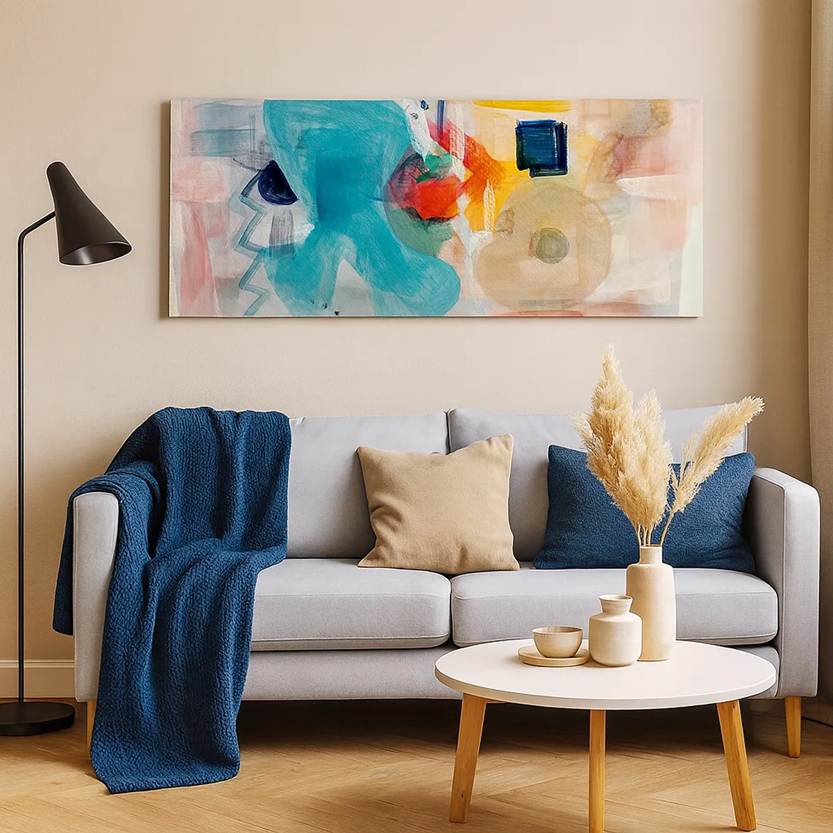 Quadro su tela - Stampe su Tela - Il gioco dei colori - 30x30 cm