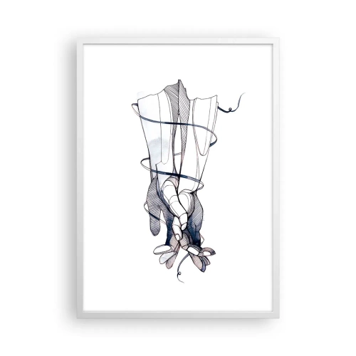 Poster in cornice bianca - Studio del tocco - 50x70 cm