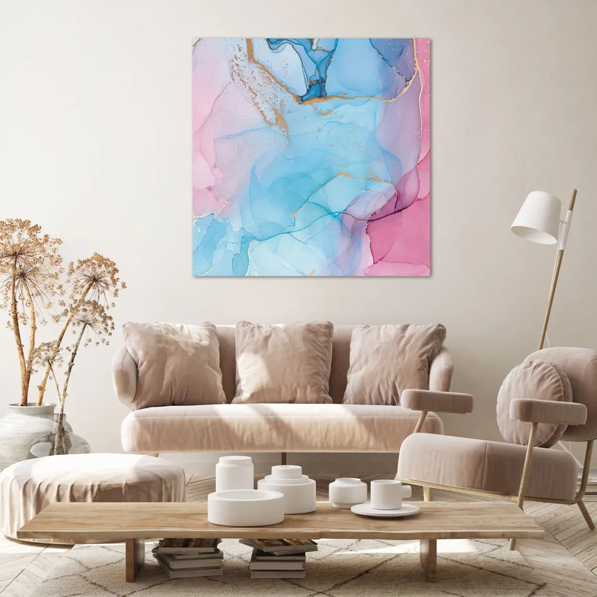 Quadro su tela - Stampe su Tela - Incontro e compenetrazione - 50x50 cm