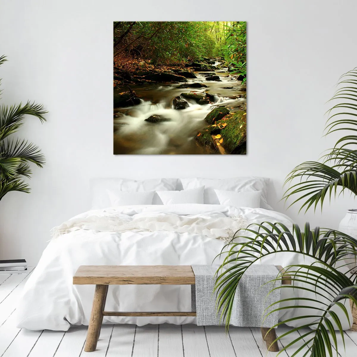 Quadro su tela - Stampe su Tela - Come argento liquido - 50x50 cm