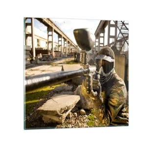 Quadro su vetro - Anche tu puoi essere un eroe - 70x70 cm