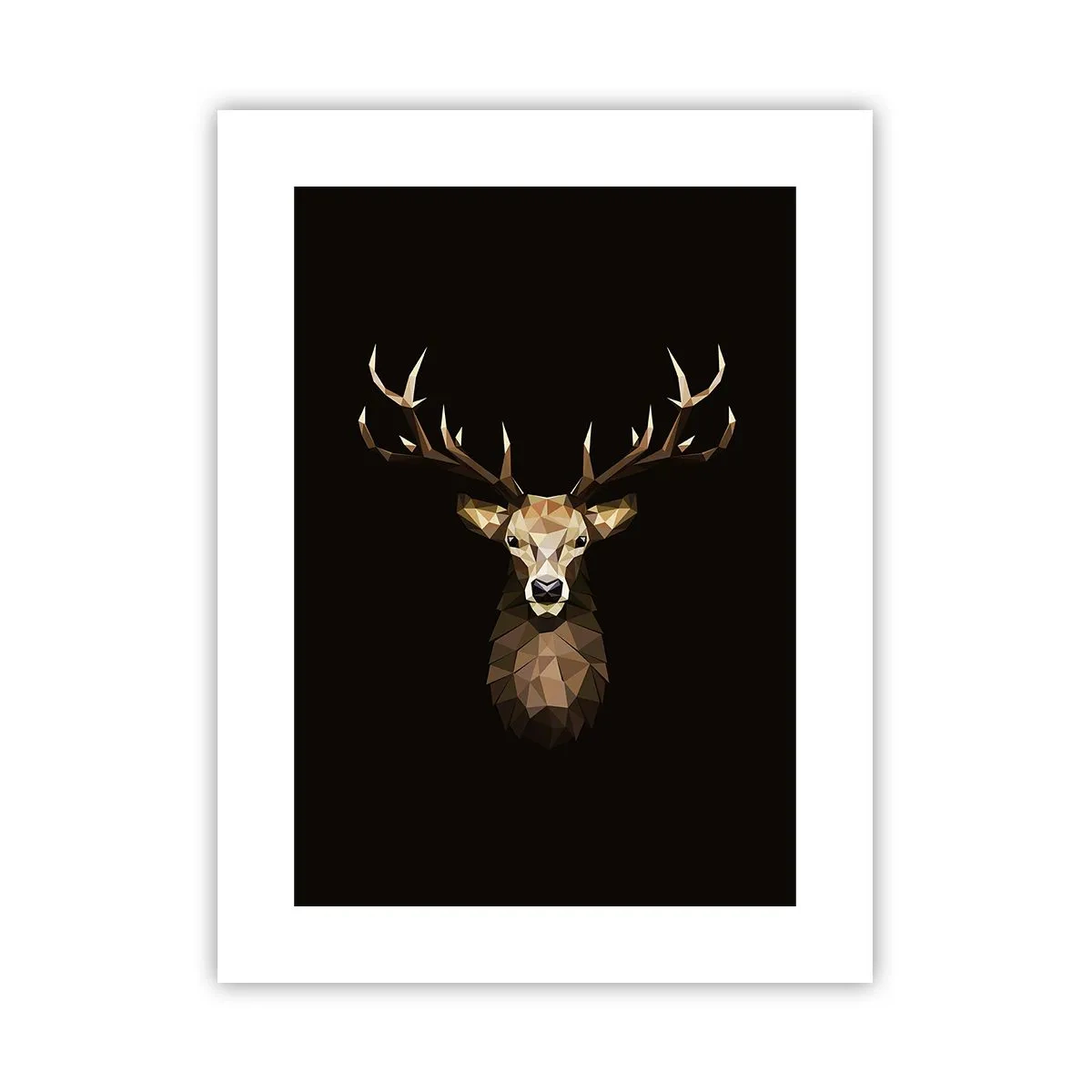 Poster - Cervo cubista - 30x40 cm